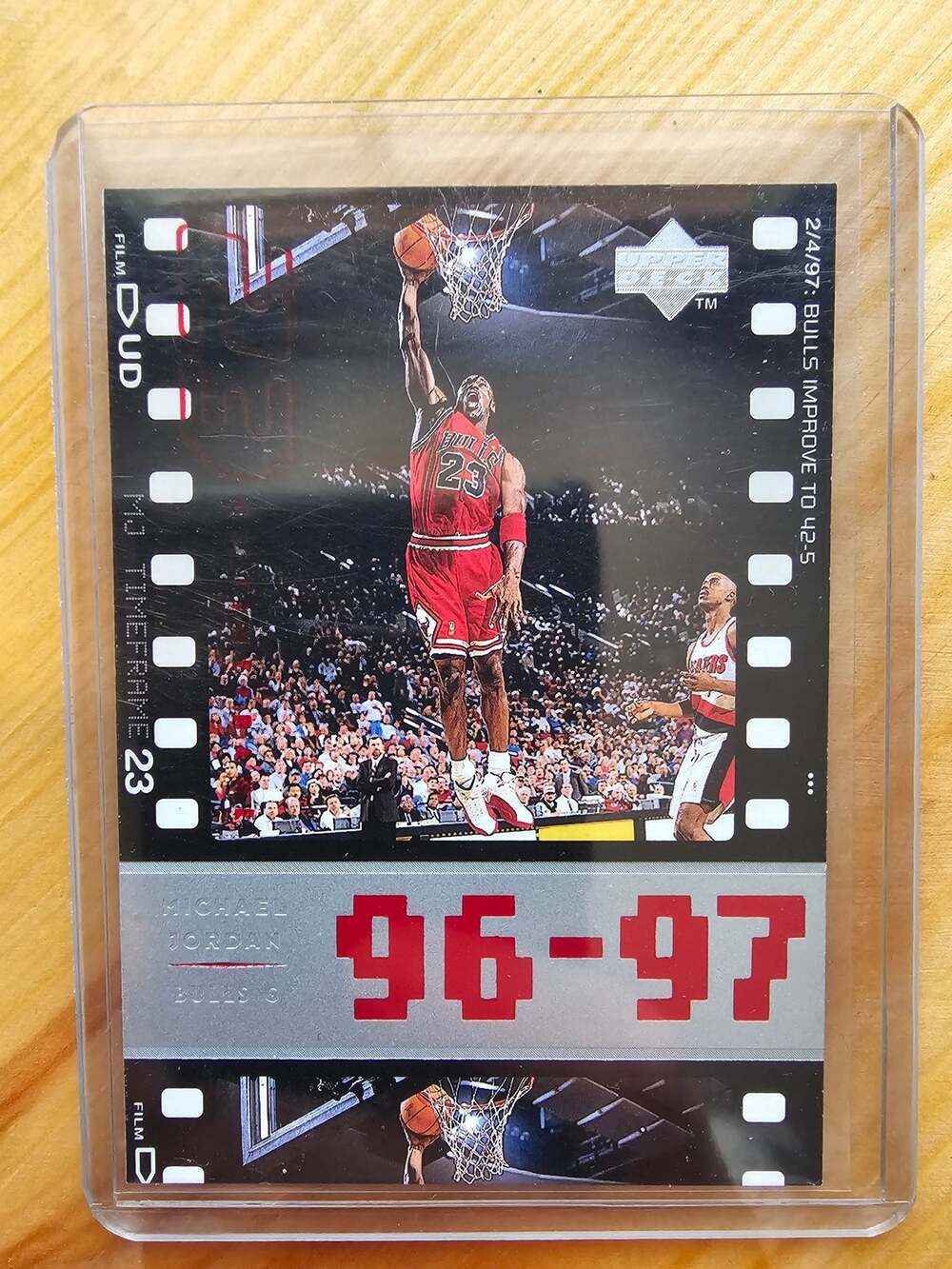 Michael Jordan 1998 Upper Deck Timeframe 23 #107 - Chicago Bulls - 96-97 - NBA